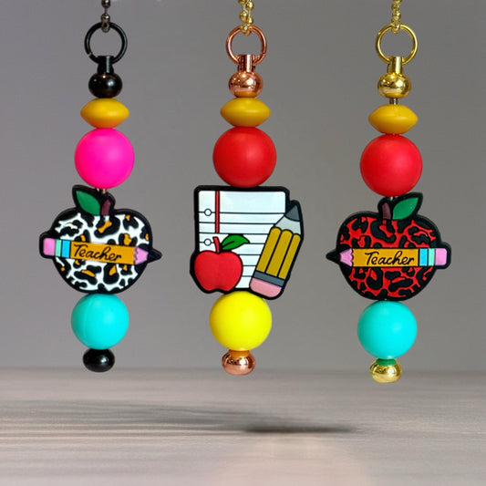 Teacher Charm - Tumbler Handle Charm