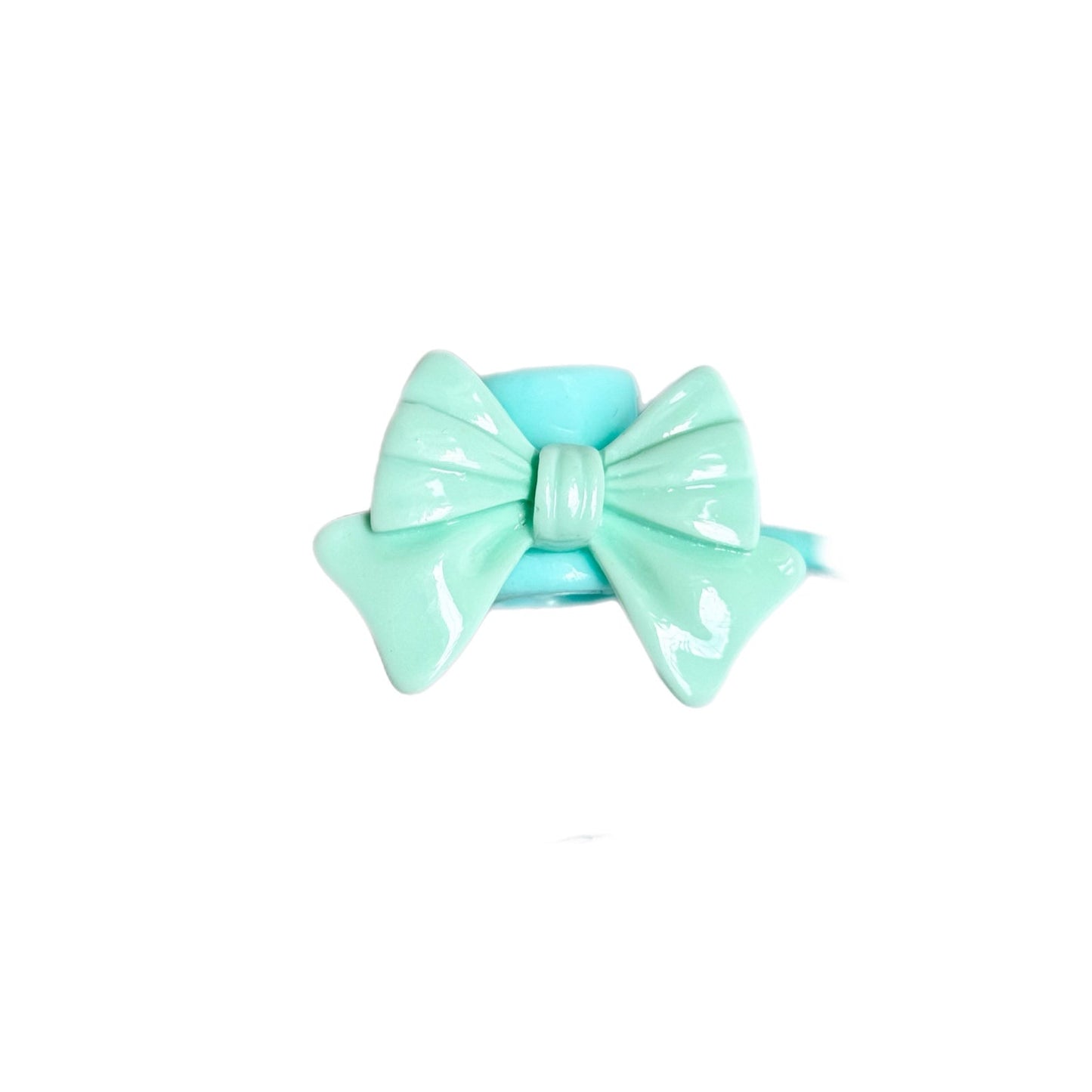 Girly Bow Straw Topper