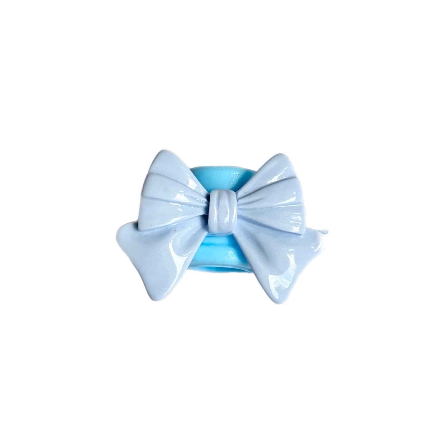 Girly Bow Straw Topper