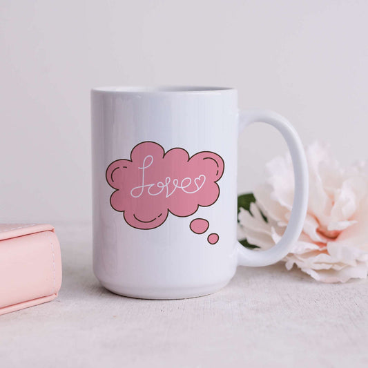 Love Thought Bubble Mug