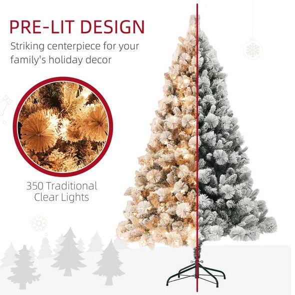 6.5 Ft Pre-Lit Artificial Christmas Tree - Patrian Supply Co.