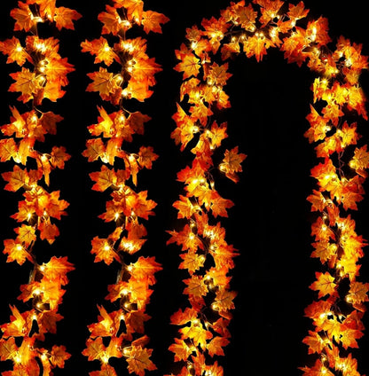 Simulation Maple Leaf Light String - Patrian Supply Co.