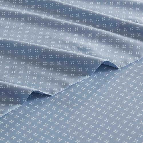 Floral Comforter Set With Bed Sheets Blue Queen - Patrian Supply Co.