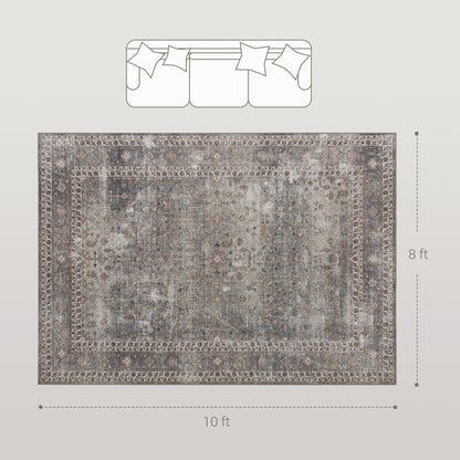 Machine Washable Area Rug 8x10