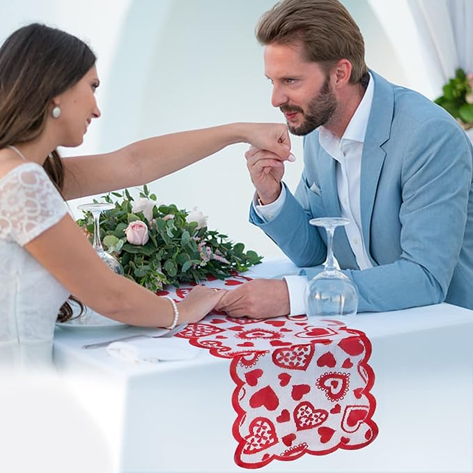 1pc Valentines Day Decorations Table Runner 13 X 72 Inch