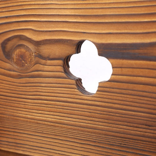 Wooden Wagon Planter Box