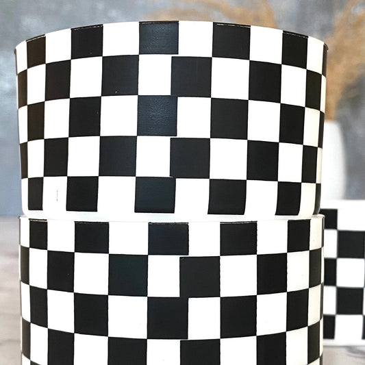 BLACK & WHITE Checkers Silicone Boot fits OWALA 40oz